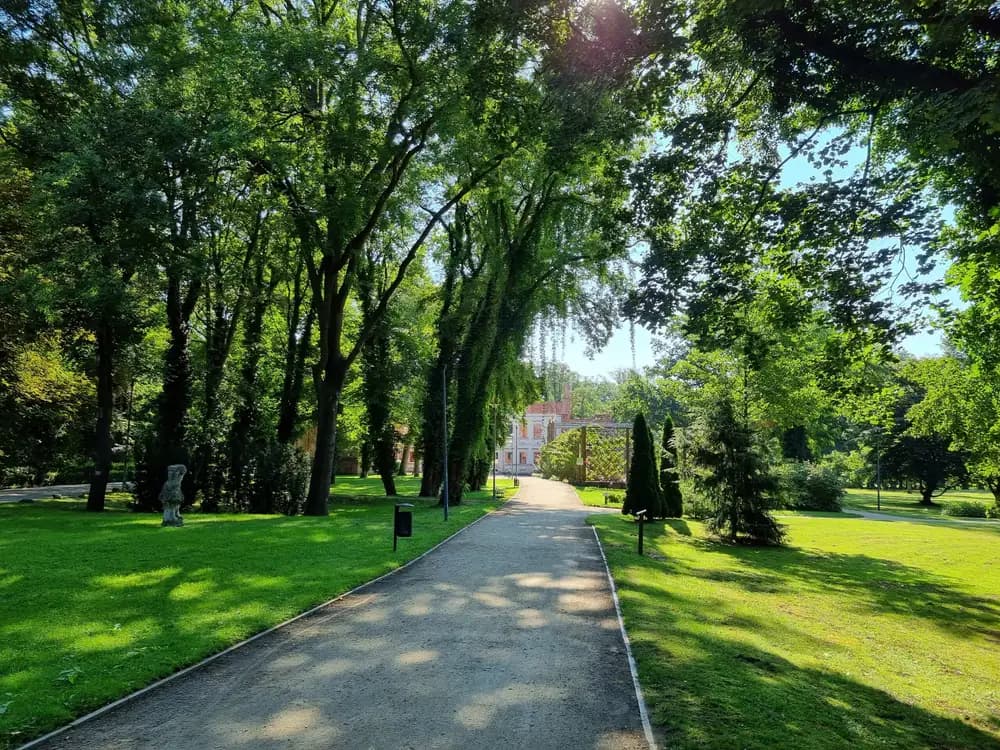 Parkowe aleje - Dolina Baryczy w sąsiedztwie osiedla Stawna Park w Miliczu